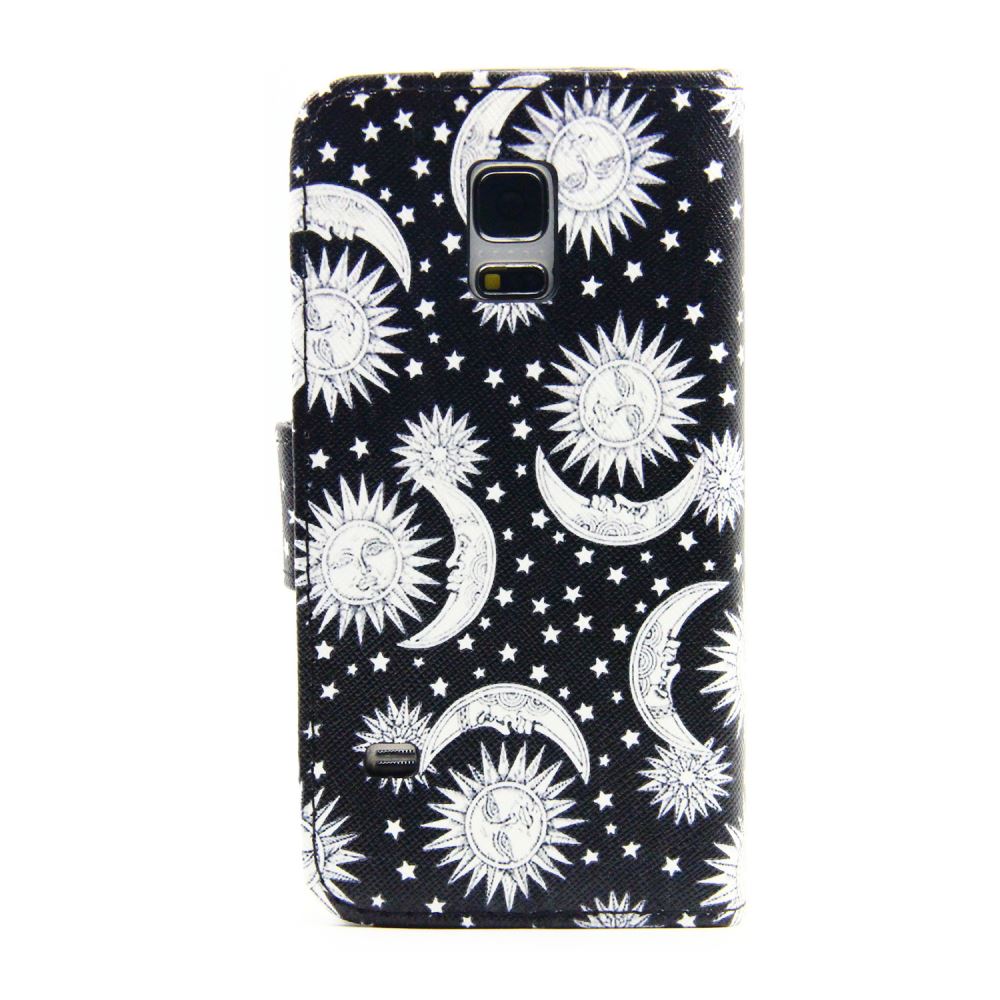 Galaxy S5 MINI case wallet leather case printed