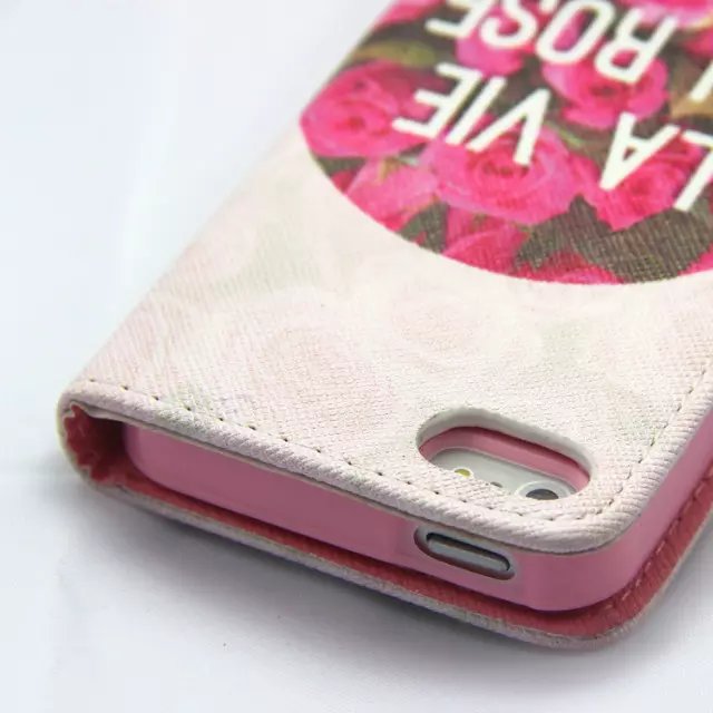 iPhone 4 4s case wallet leather case printed