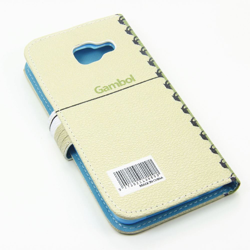 Galaxy A5 2016 case wallet leather case printed