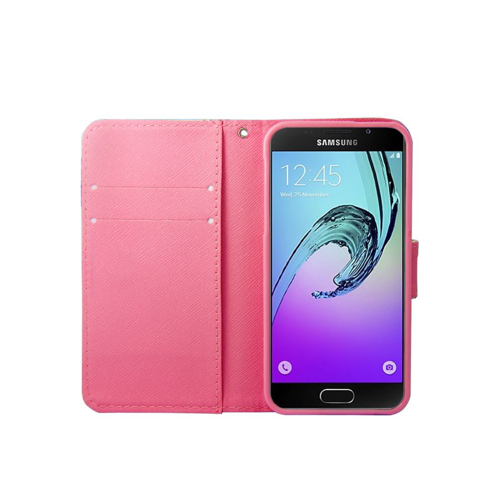 Galaxy A5 2016 case wallet leather case printed