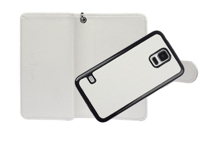 Galaxy S5 Mini detachable wallet leather case