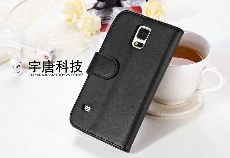 Galaxy S5 mini case wallet leather case ID window