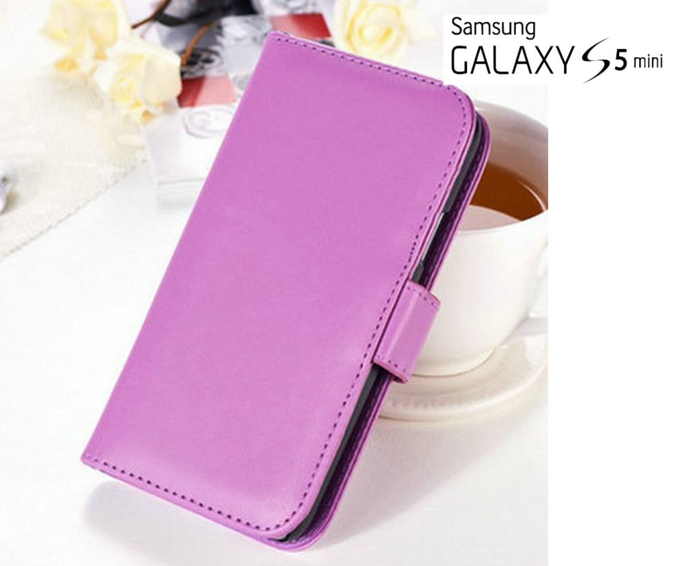 Galaxy S5 mini case wallet leather case ID window