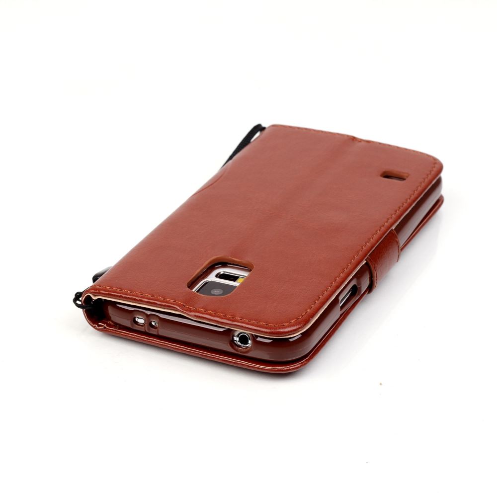 Galaxy S5 Mini Premium wallet leather case