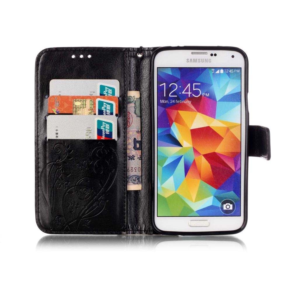 Galaxy S5 Mini case Premium wallet leather case