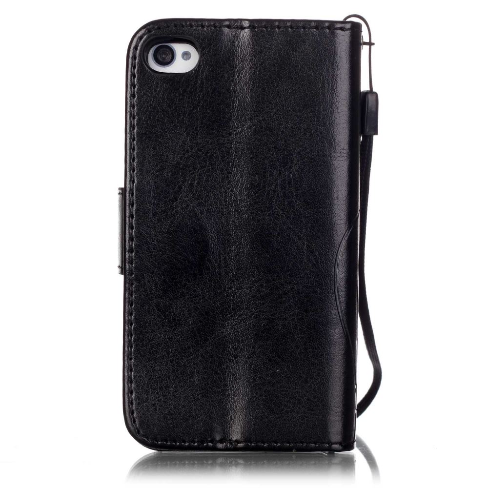 iPhone 4 4s Premium Embossing wallet leather case