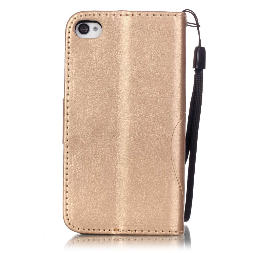 iPhone 4 4s Premium Embossing wallet leather case