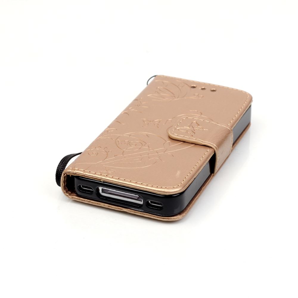 iPhone 4 4s Premium Embossing wallet leather case