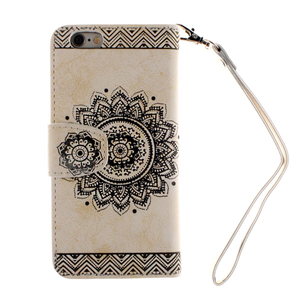 iPhone 6 6s printed ID wallet leather case