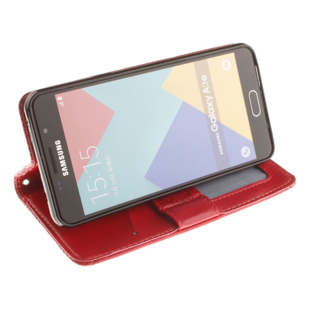 Galaxy A3 2016 printed ID wallet leather case