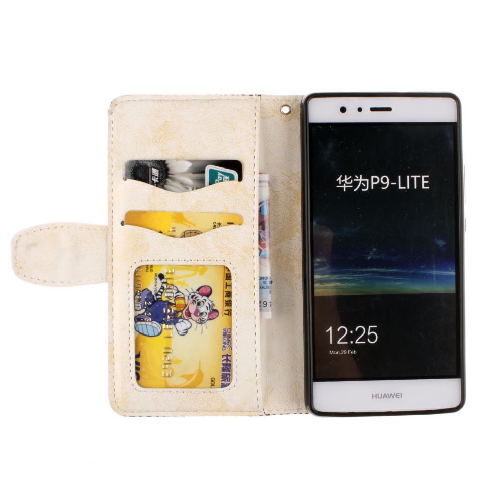 Huawei P9 LITE printed ID wallet leather case