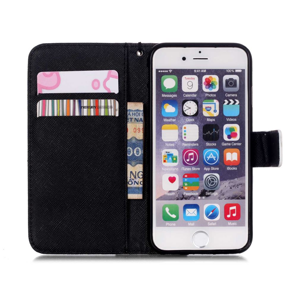 iPhone 6 6s case wallet leather case printed