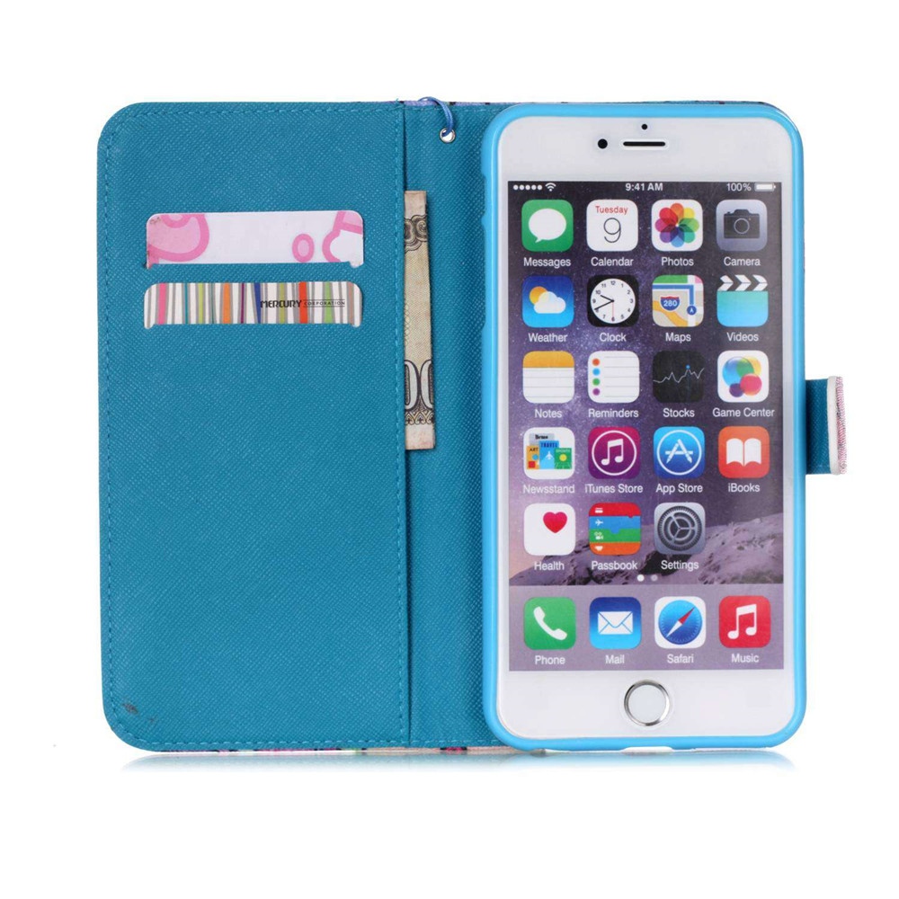 iPhone 6 6s case wallet leather case printed