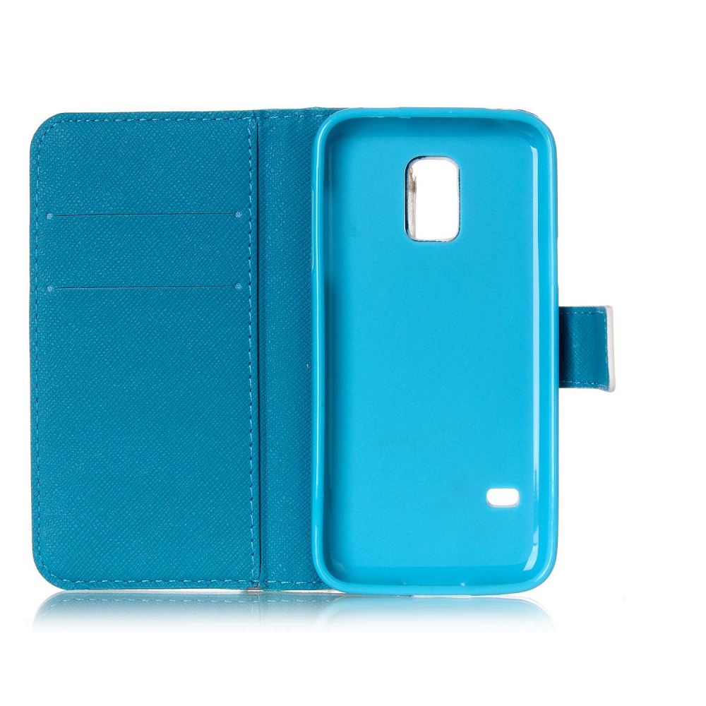 Galaxy S5 MINI case wallet leather case printed