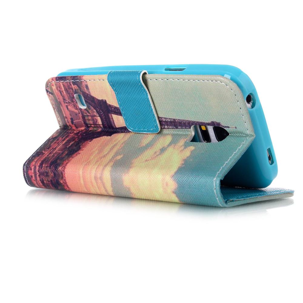 Galaxy S5 MINI case wallet leather case printed