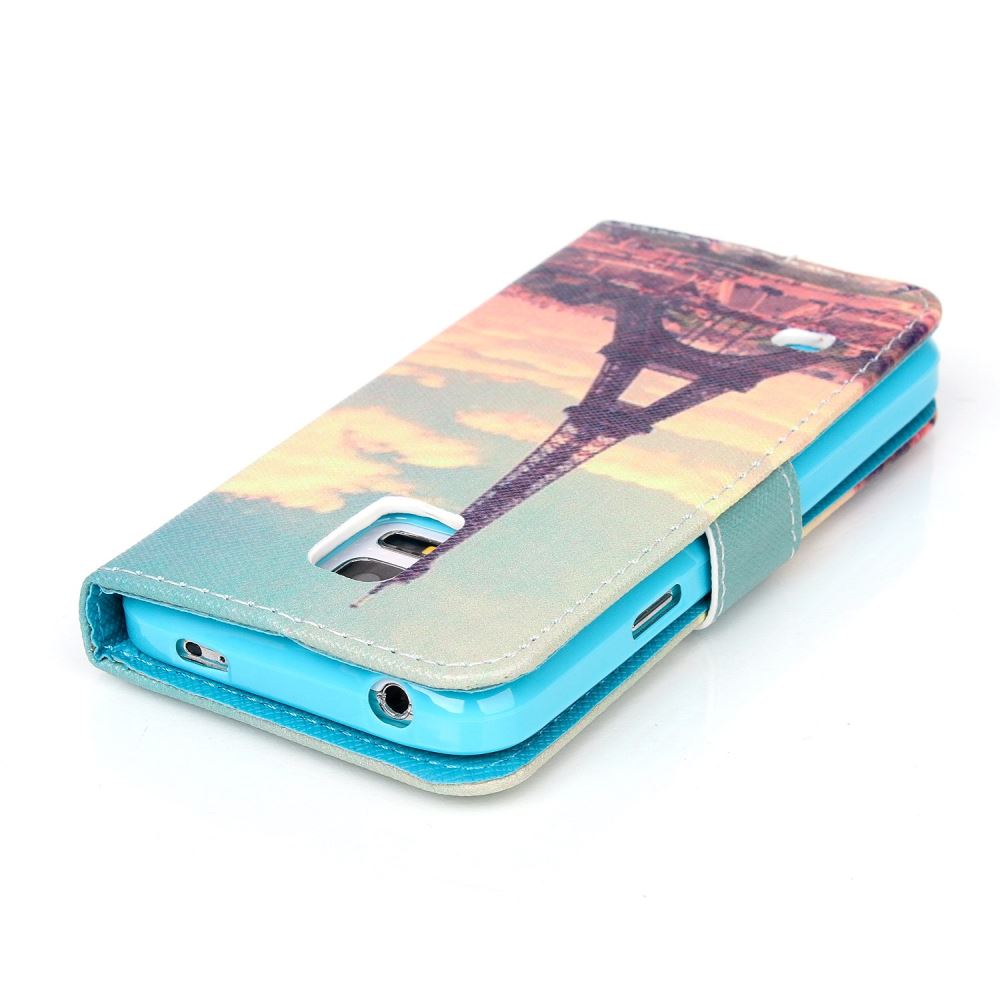 Galaxy S5 MINI case wallet leather case printed