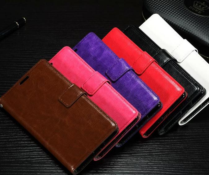 Sony Xperia X vintage fine leather wallet case