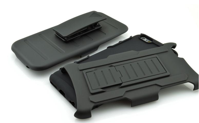 iPhone 6 6s Hybrid armor Case+Belt Clip Holster