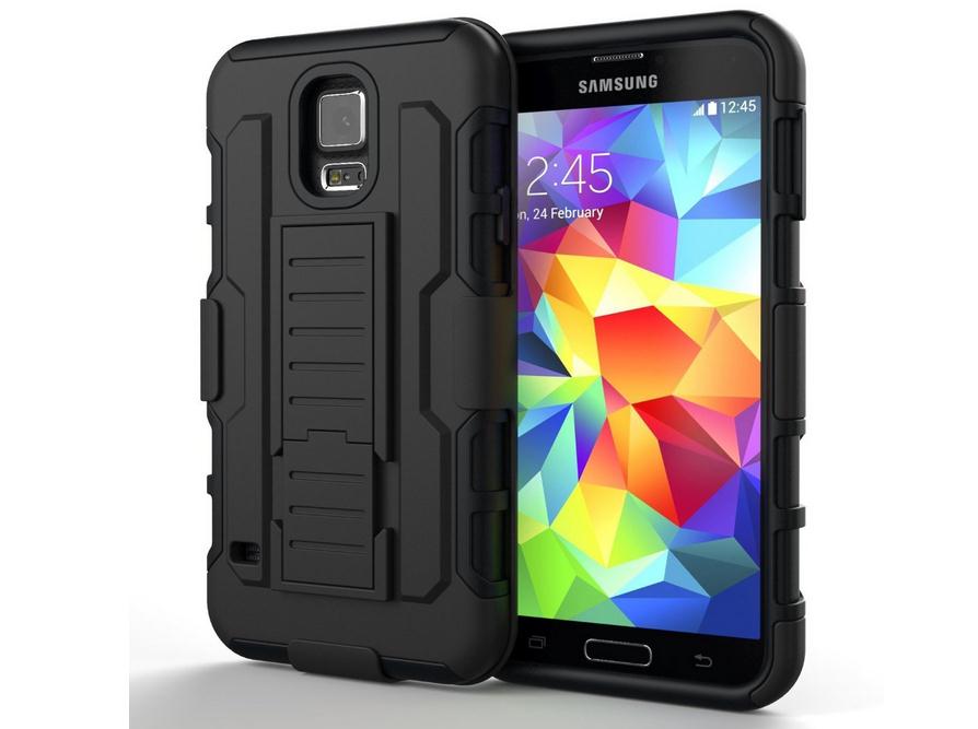 Galaxy S5 Mini Hybrid armor Case+Belt Clip Holster