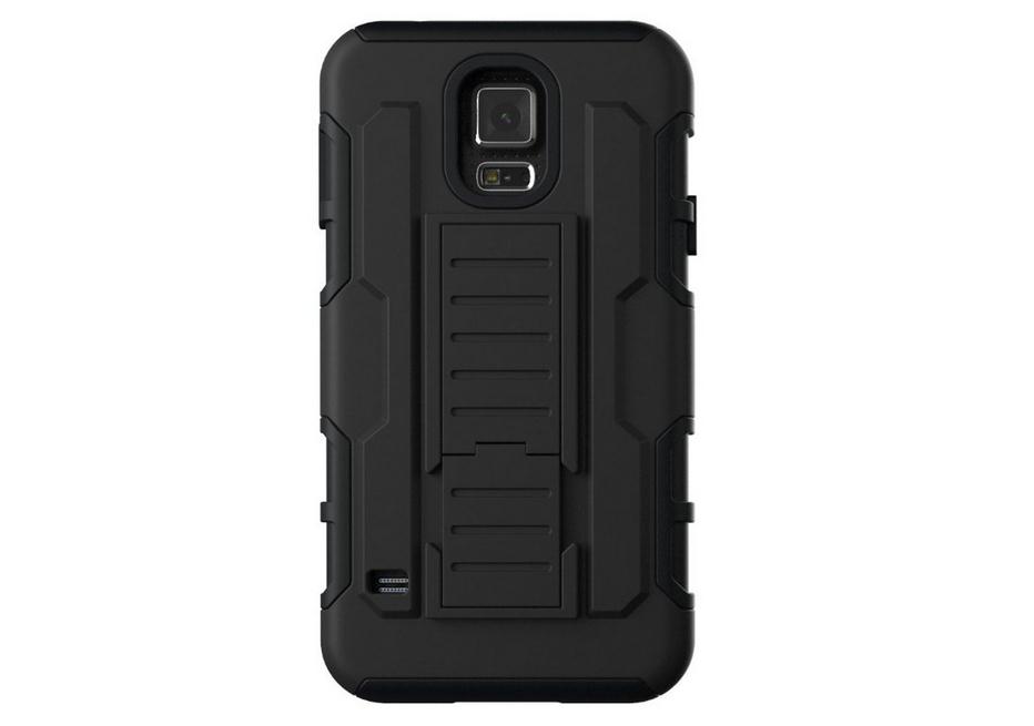 Galaxy S5 Mini Hybrid armor Case+Belt Clip Holster