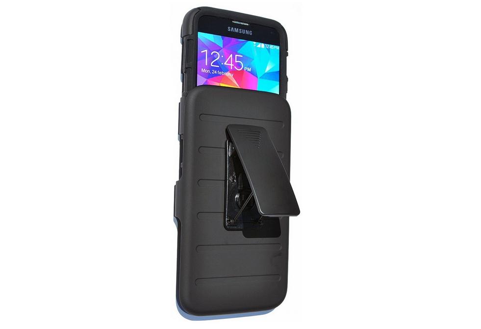 Galaxy S5 Mini Hybrid armor Case+Belt Clip Holster