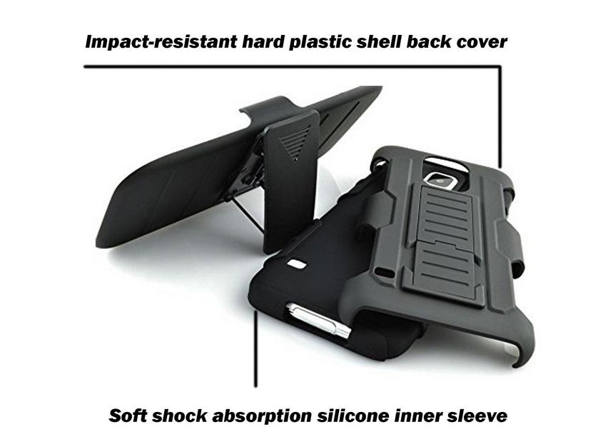 Galaxy S5 Mini Hybrid armor Case+Belt Clip Holster