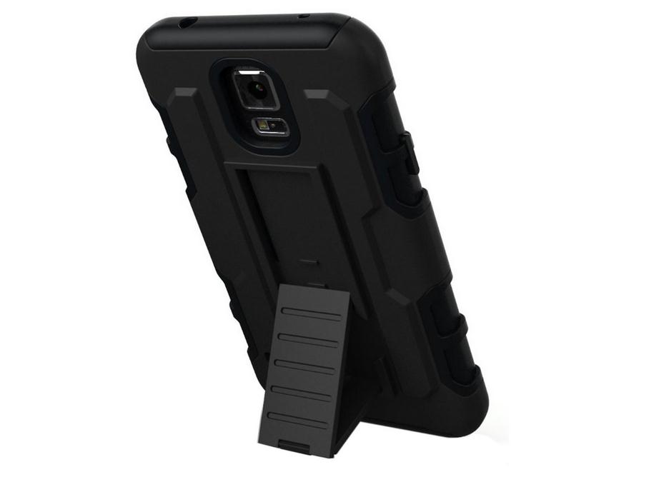 Galaxy S5 Mini Hybrid armor Case+Belt Clip Holster