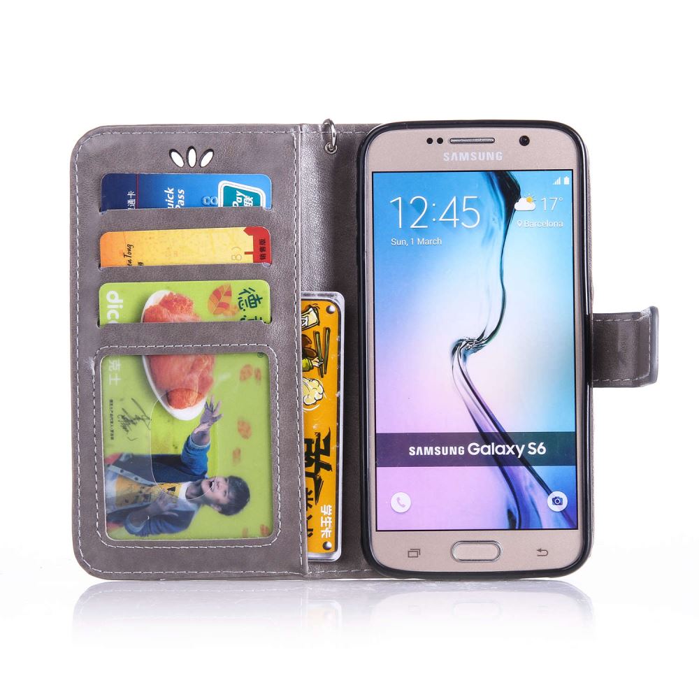 Galaxy S6 case ID wallet leather case printed