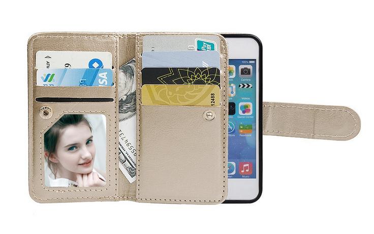 iPhone 5 5s se detachable wallet leather case