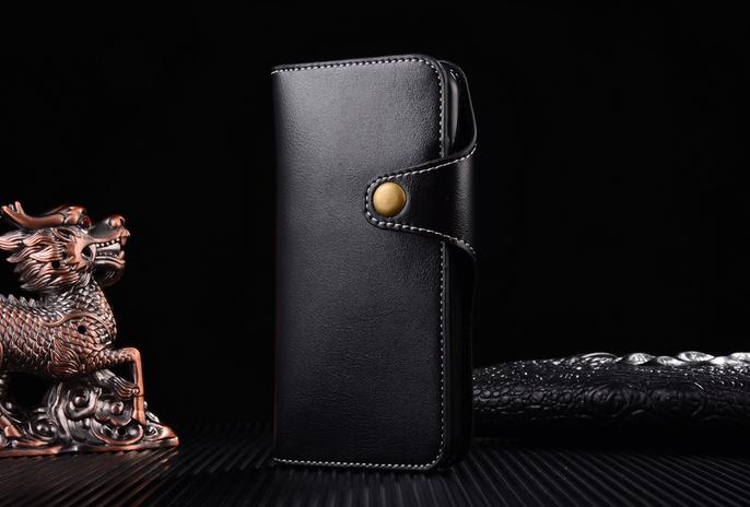 iPhone 6 6S case luxury Fine Leather wallet case