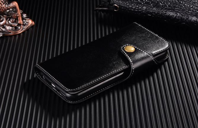 iPhone 6 6S case luxury Fine Leather wallet case