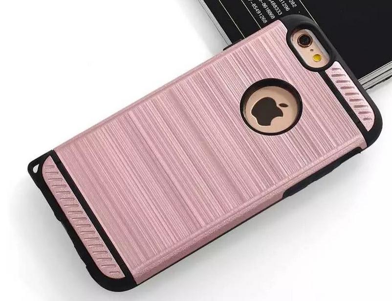 iPhone 6 6s case brushed metal heavy duty shockproof slim case