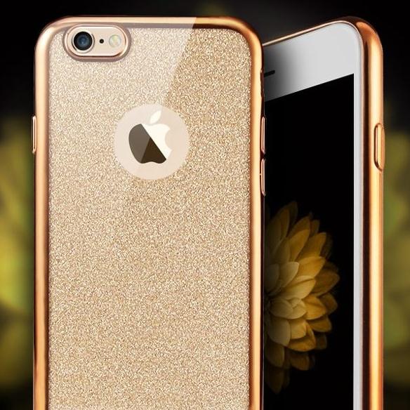 iPhone 6 Plus 6s Plus Case Glaring Slim Soft TPU Gel Plating Bumper cover case