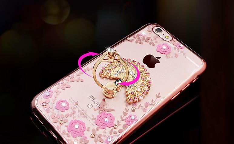 iPhone 6 6s Case soft gel tpu luxury bling shiny floral case