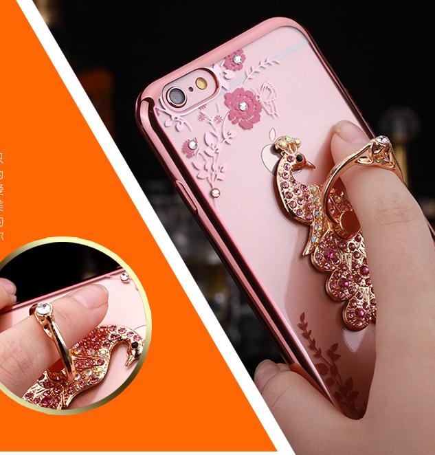 iPhone 6 6s Case soft gel tpu luxury bling shiny floral case