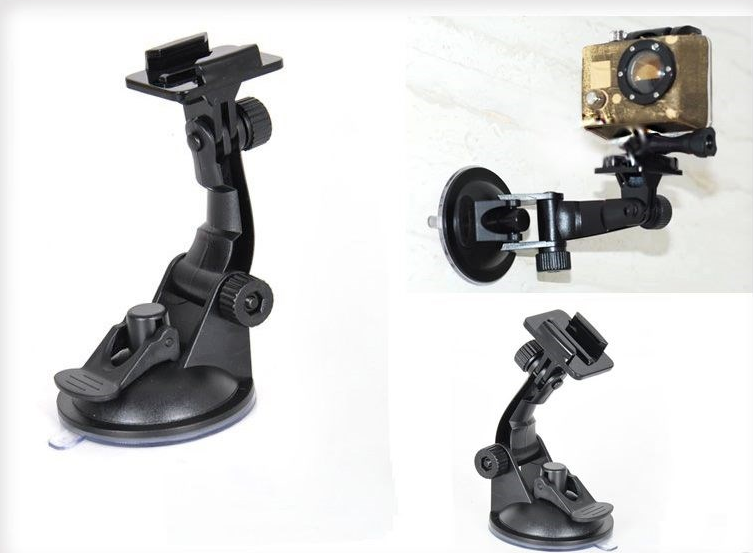 Car Suction Cup Mount  Holder compatible with GOPRO