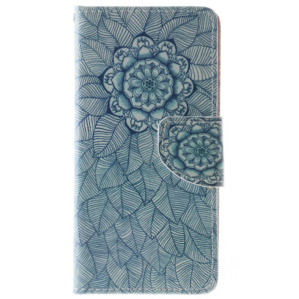 Huawei P8 lite case wallet leather case printed