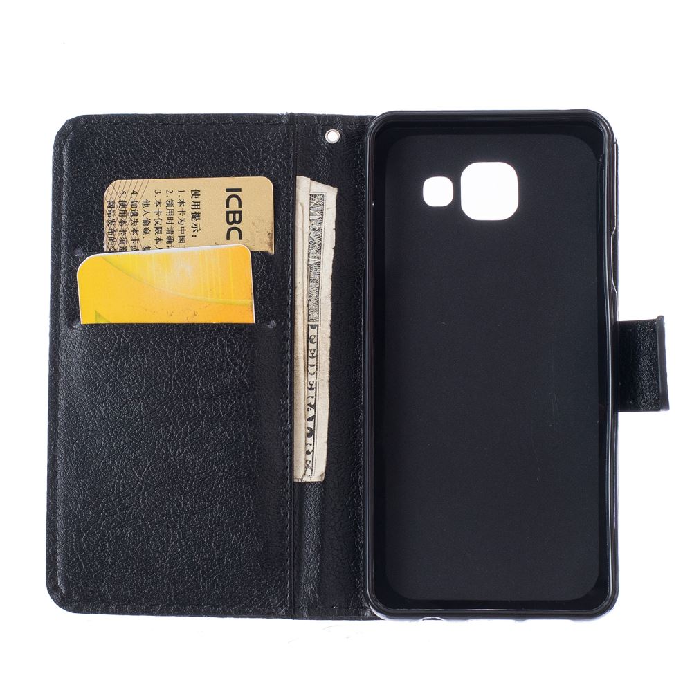 Galaxy A3 2016 case wallet leather case printed