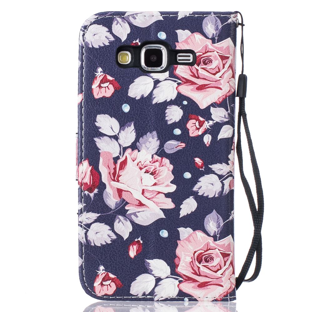 Samsung Galaxy J5 case wallet leather case printed