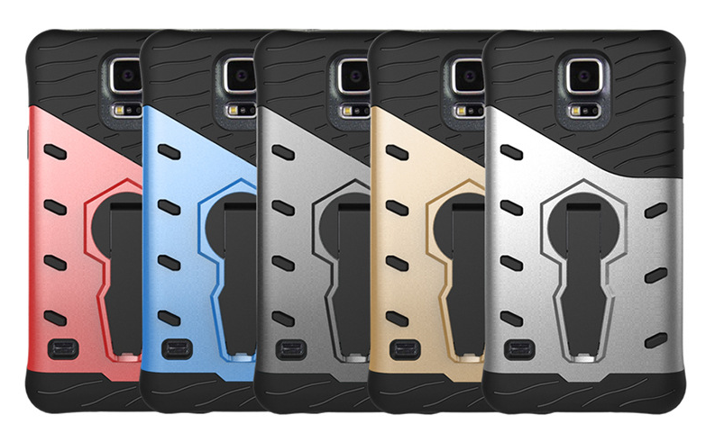 Galaxy S5 Case Heavy Duty Hybrid Kickstand Case