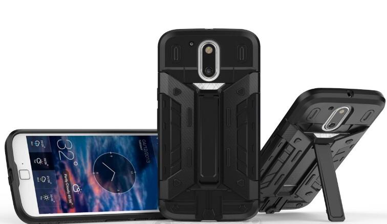 MOTO G4 plus Case Card Holder Kickstand Case