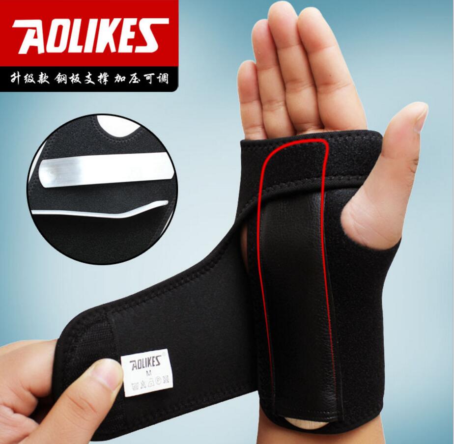 Right Wrist Brace Splint with Detachable Steel