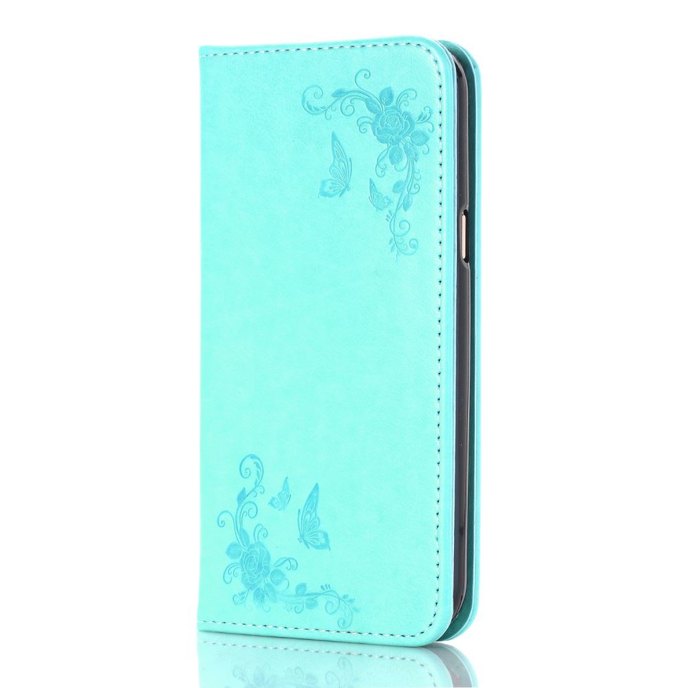 Galaxy J5 Premium Leather Embossing wallet Folio case