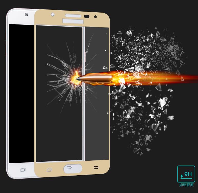 Galaxy J7 Prime fully covered Curved Tempered Glass sreen protector