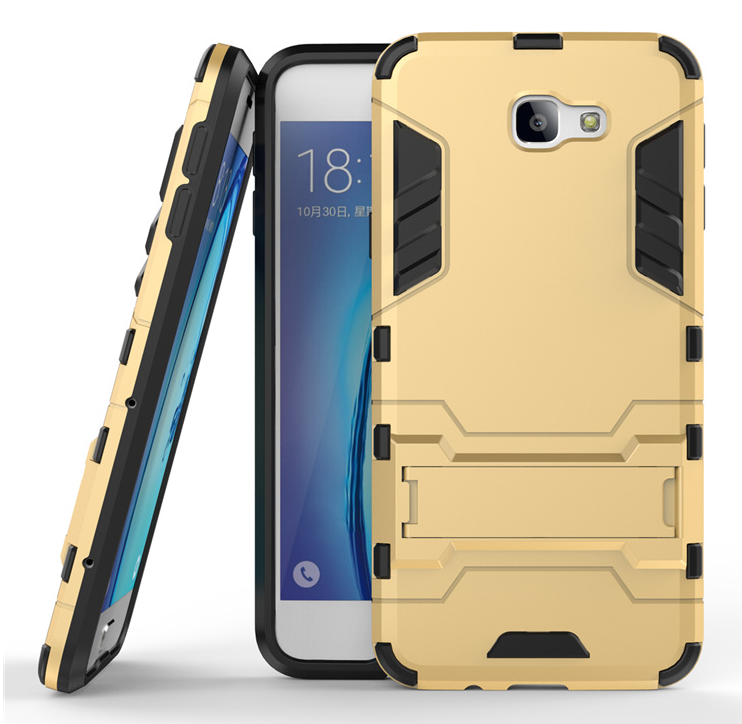 Galaxy J7 Prime Case Heavy Duty Hybrid Kickstand Case