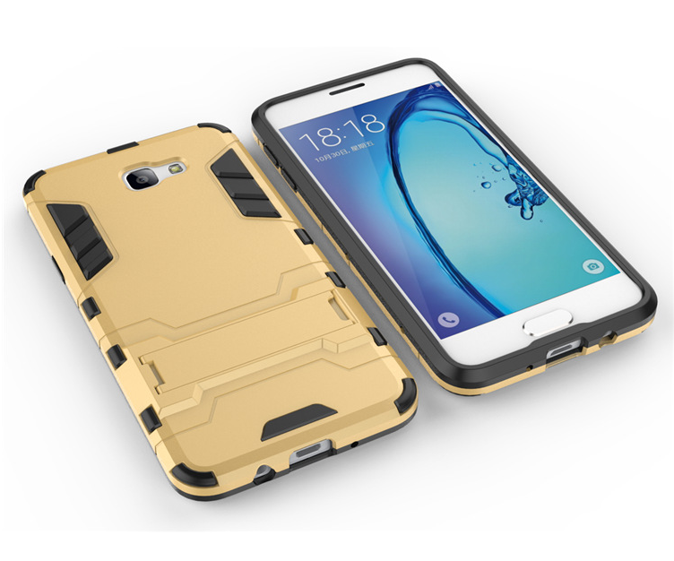 Galaxy J7 Prime Case Heavy Duty Hybrid Kickstand Case