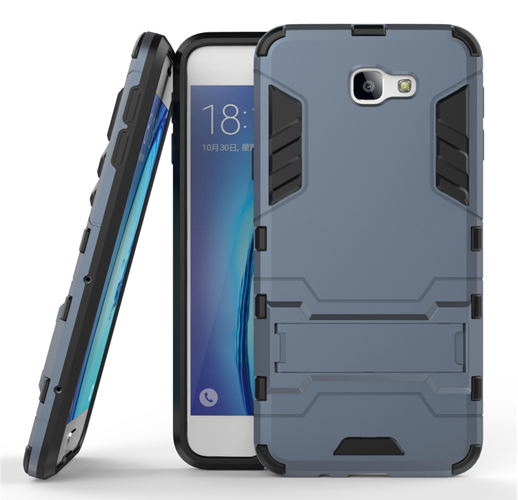 Galaxy J7 Prime Case Heavy Duty Hybrid Kickstand Case