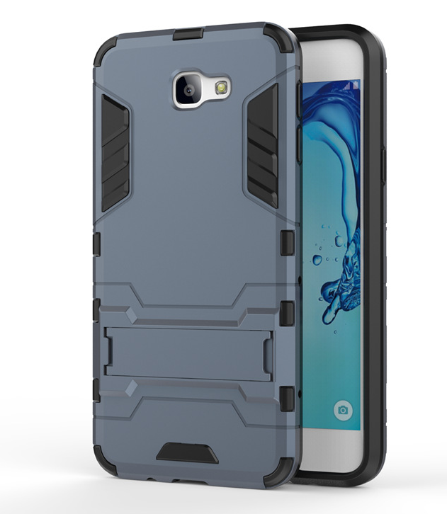 Galaxy J7 Prime Case Heavy Duty Hybrid Kickstand Case