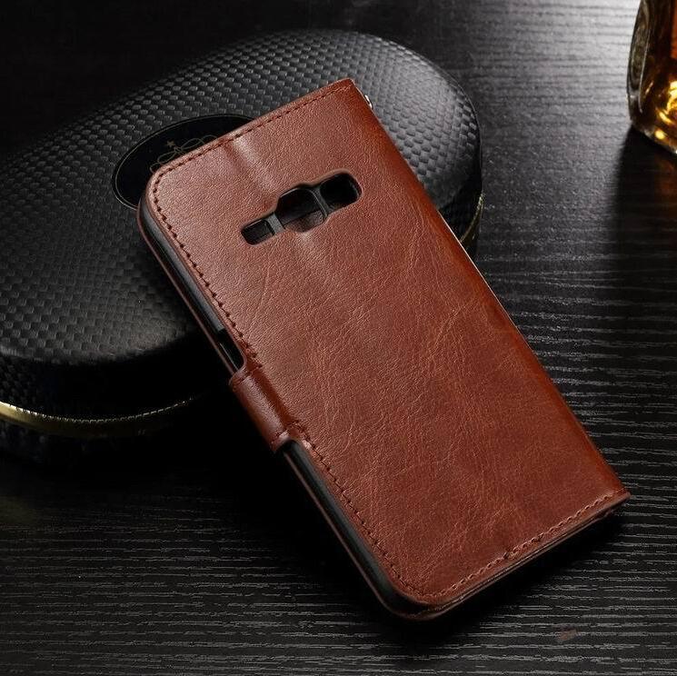 Galaxy J5 2016 vintage fine leather wallet case+Combo