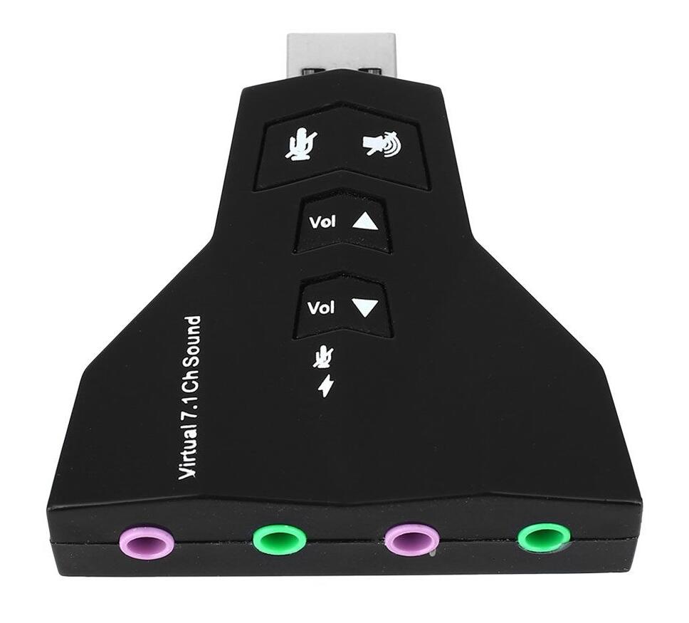 Virtual 7.1 Dual USB Sound Adapter